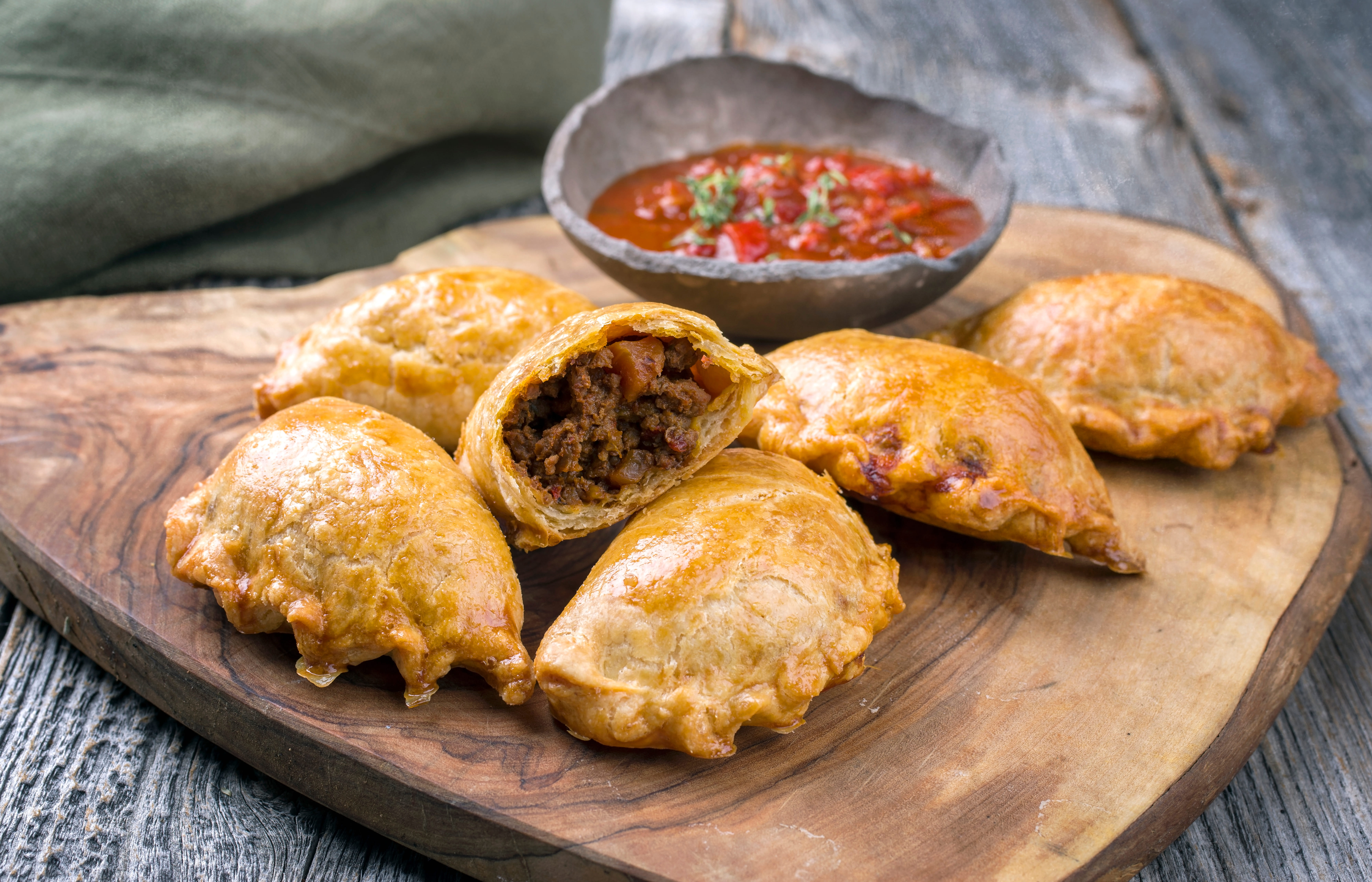 Receta de Empanadas de Berenjenas y Lentejas