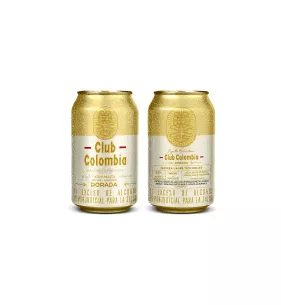Cerveza Club Colombia Dorada nueva edición Lata 330ml x 6